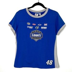 NASCAR WInner's Circle Ladies Collection Jimmy Johnson 48 Lowe's Tee